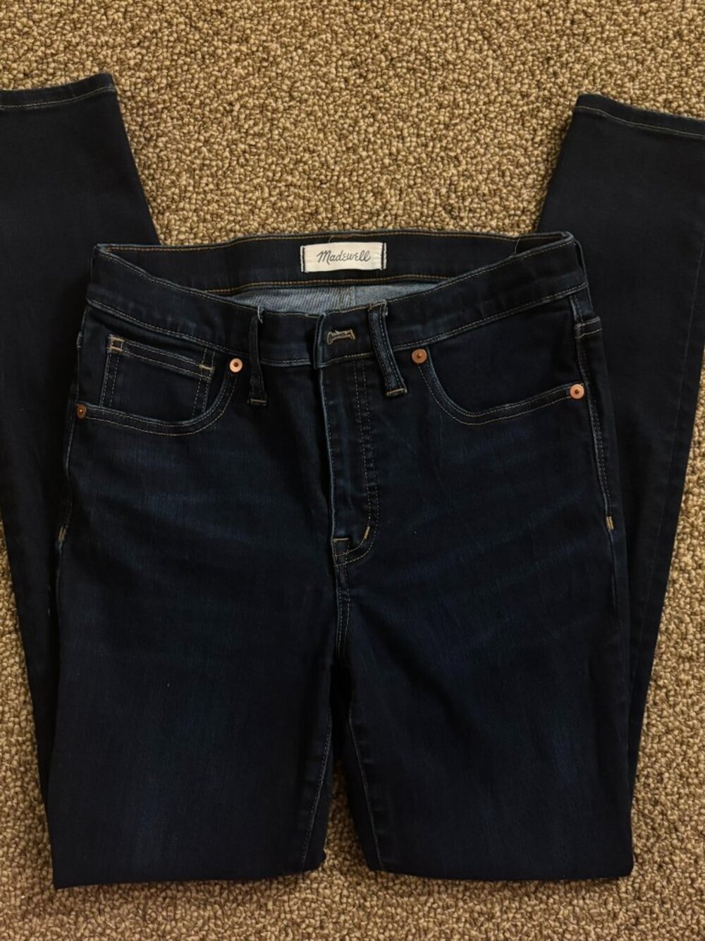 Madewell Women's 9" High-Rise Skinny Jeans; Size 7